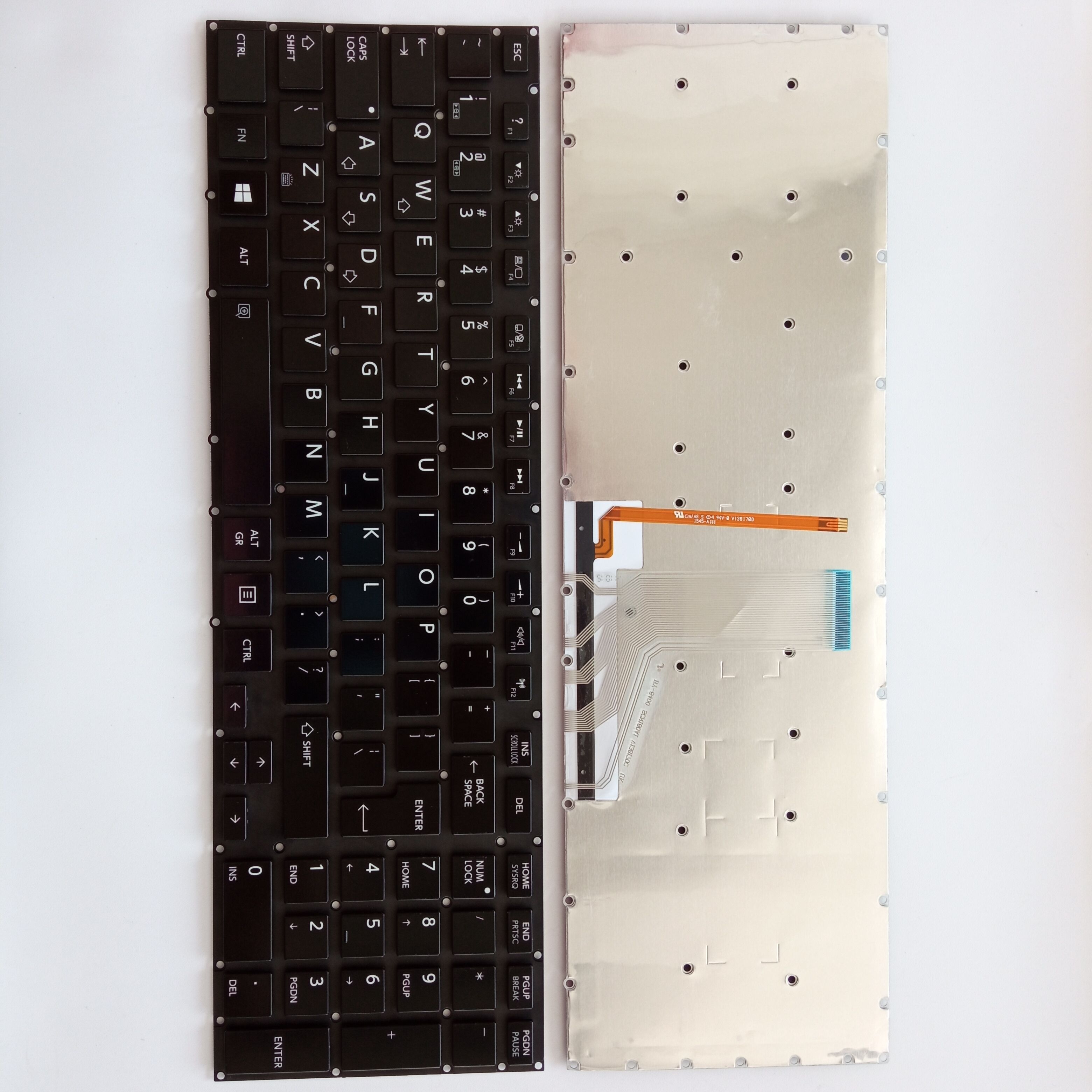 Picture of New Replacement Laptop Keyboard For TOSHIBA P50-A/P55 GLOSSY BLACK Backlit UI Layout